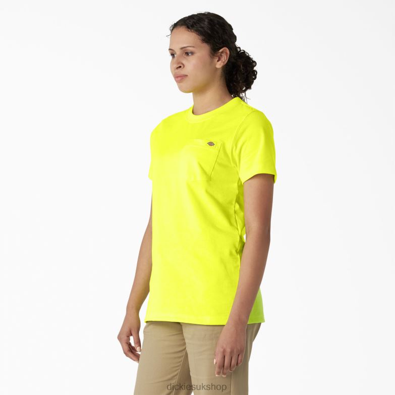 Short Sleeve Heavyweight T-Shirt Women Dickies Bright Yellow (BWD) 88T841955 Apparel