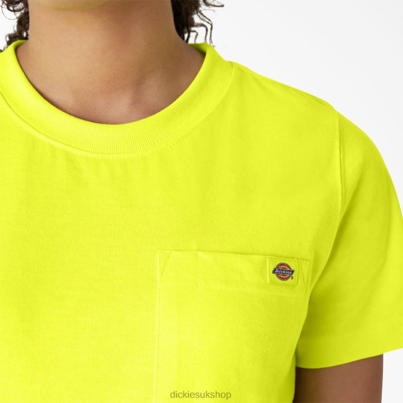 Short Sleeve Heavyweight T-Shirt Women Dickies Bright Yellow (BWD) 88T841955 Apparel