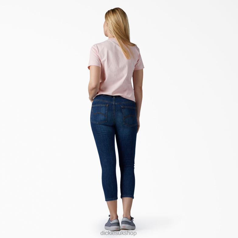 Short Sleeve Heavyweight T-Shirt Women Dickies Lotus Pink (LO2) 88T841961 Apparel