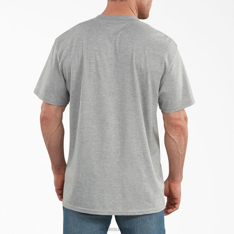 Short Sleeve Relaxed Fit Graphic T-Shirt Men Dickies Southern Fall Heather Gray (HGFH) 88T84845 Apparel
