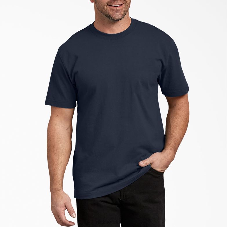 Short Sleeve T-Shirt Men Dickies Dark Navy (DN) 88T84632 Apparel