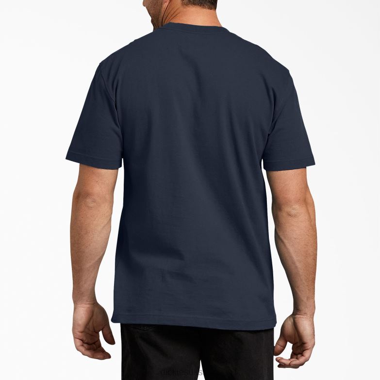 Short Sleeve T-Shirt Men Dickies Dark Navy (DN) 88T84632 Apparel