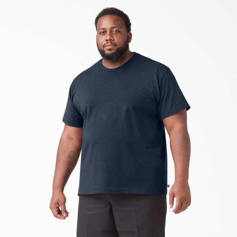Short Sleeve T-Shirt Men Dickies Dark Navy (DN) 88T84632 Apparel