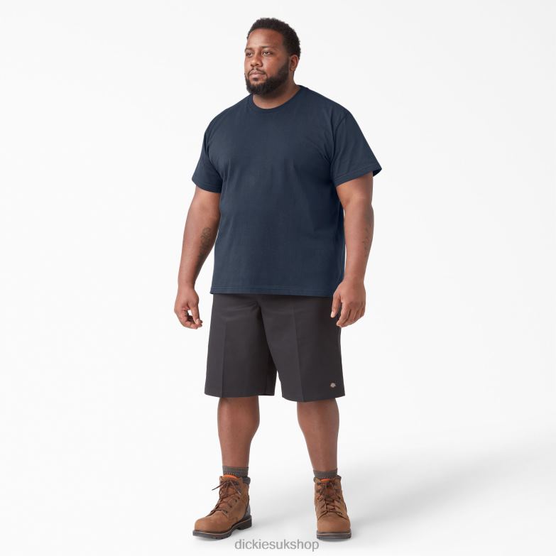 Short Sleeve T-Shirt Men Dickies Dark Navy (DN) 88T84632 Apparel