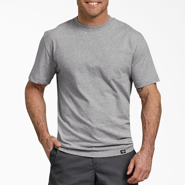 Short Sleeve T-Shirt Men Dickies Heather Gray (HG) 88T84633 Apparel