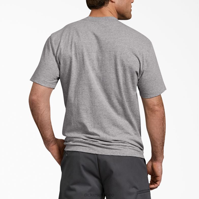 Short Sleeve T-Shirt Men Dickies Heather Gray (HG) 88T84633 Apparel