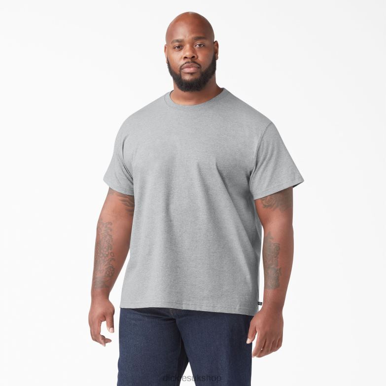 Short Sleeve T-Shirt Men Dickies Heather Gray (HG) 88T84633 Apparel
