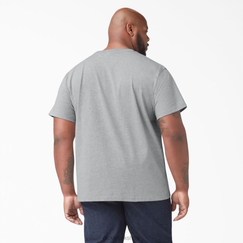 Short Sleeve T-Shirt Men Dickies Heather Gray (HG) 88T84633 Apparel