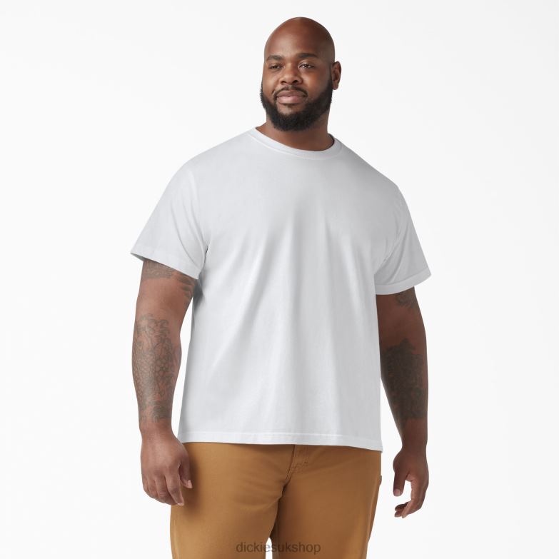 Short Sleeve T-Shirt Men Dickies White (WH) 88T84634 Apparel