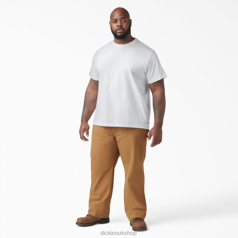 Short Sleeve T-Shirt Men Dickies White (WH) 88T84634 Apparel