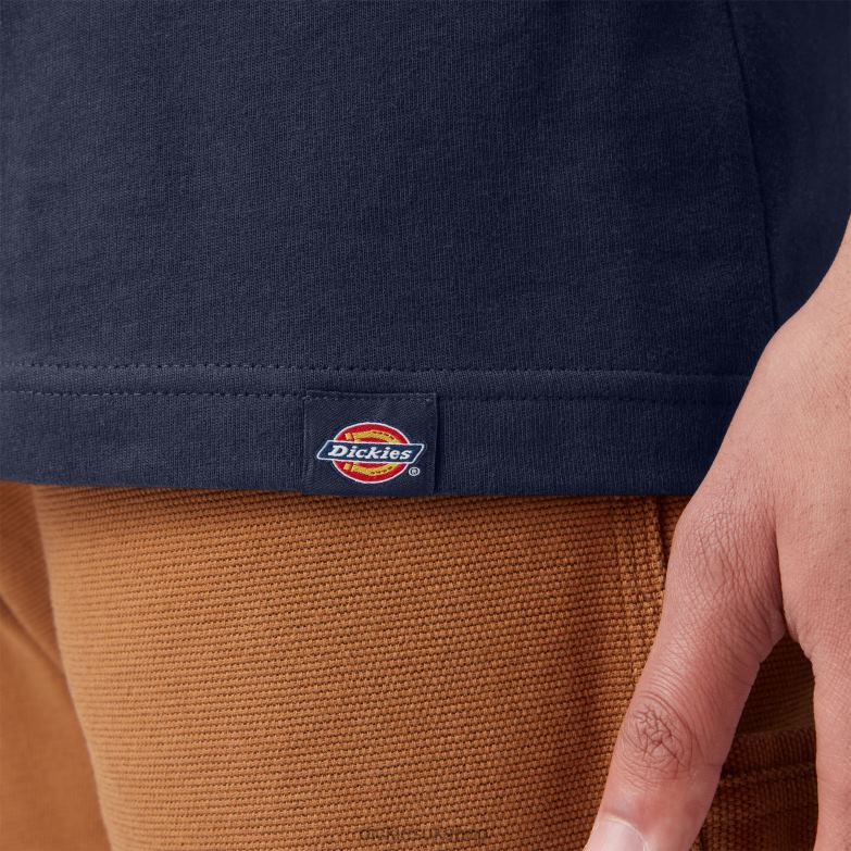 Short Sleeve Wordmark Graphic T-Shirt Men Dickies Ink Navy (IK) 88T84814 Apparel