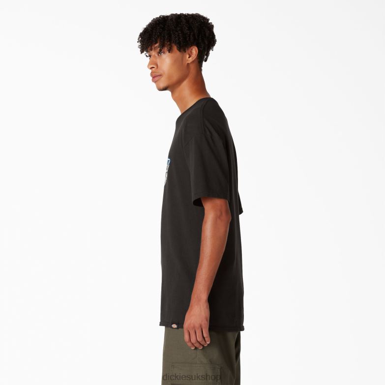 Skateboarding Distressed OG Graphic T-Shirt Men Dickies Black (BK) 88T84833 Apparel