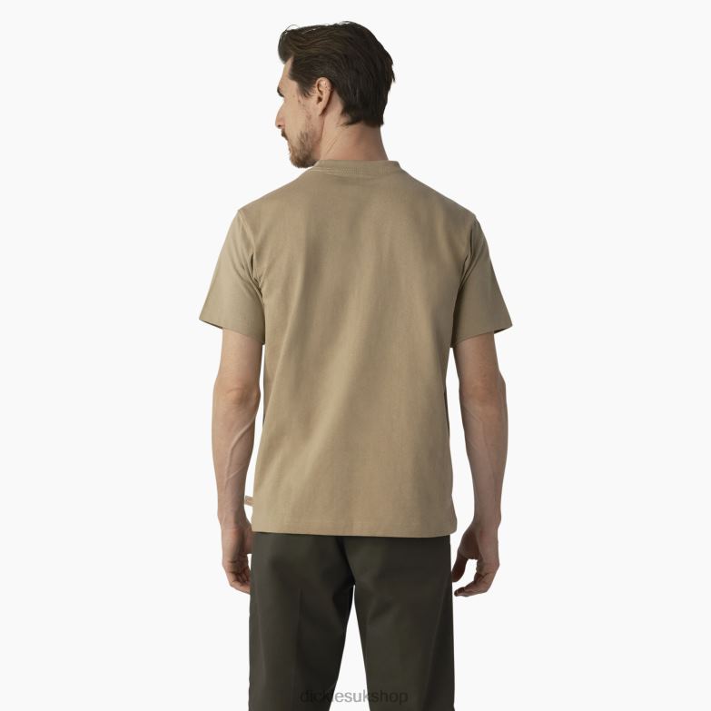 Skateboarding Regular Fit Chest Logo T-Shirt Men Dickies Desert Sand (DS) 88T84859 Apparel