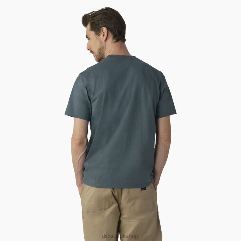 Skateboarding Regular Fit Chest Logo T-Shirt Men Dickies Lincoln Green (LN) 88T84861 Apparel