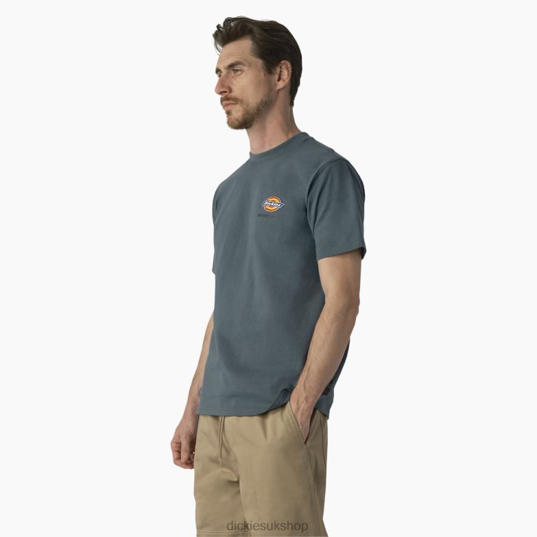 Skateboarding Regular Fit Chest Logo T-Shirt Men Dickies Lincoln Green (LN) 88T84861 Apparel