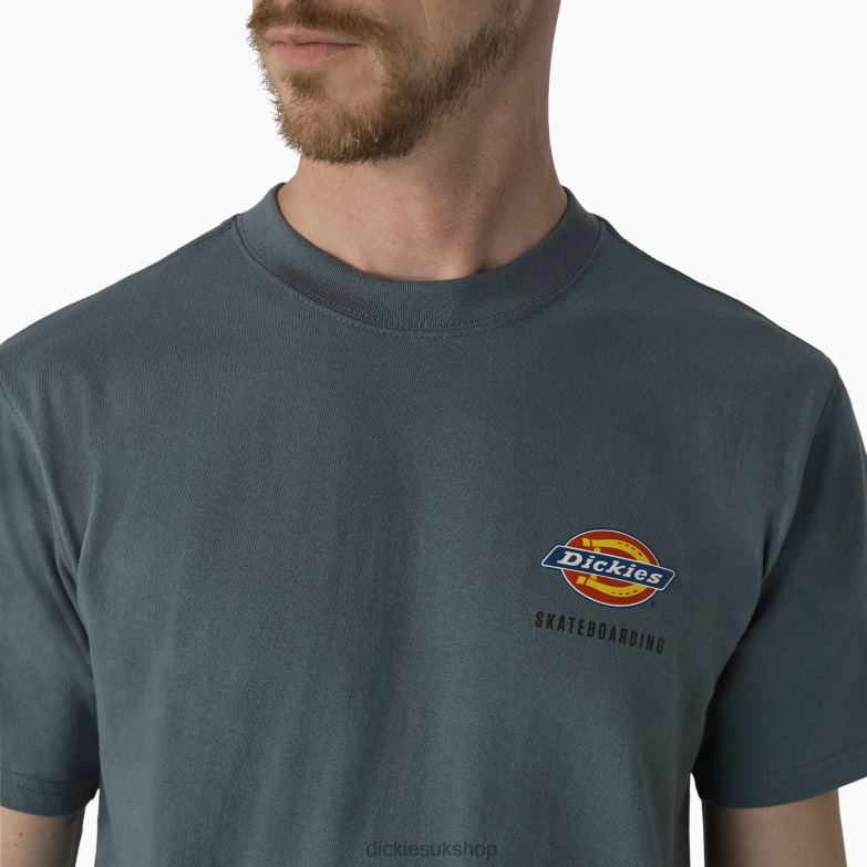 Skateboarding Regular Fit Chest Logo T-Shirt Men Dickies Lincoln Green (LN) 88T84861 Apparel