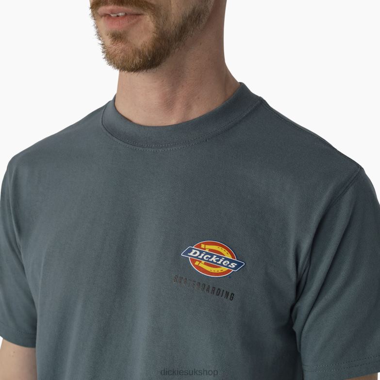 Skateboarding Regular Fit Chest Logo T-Shirt Men Dickies Lincoln Green (LN) 88T84861 Apparel