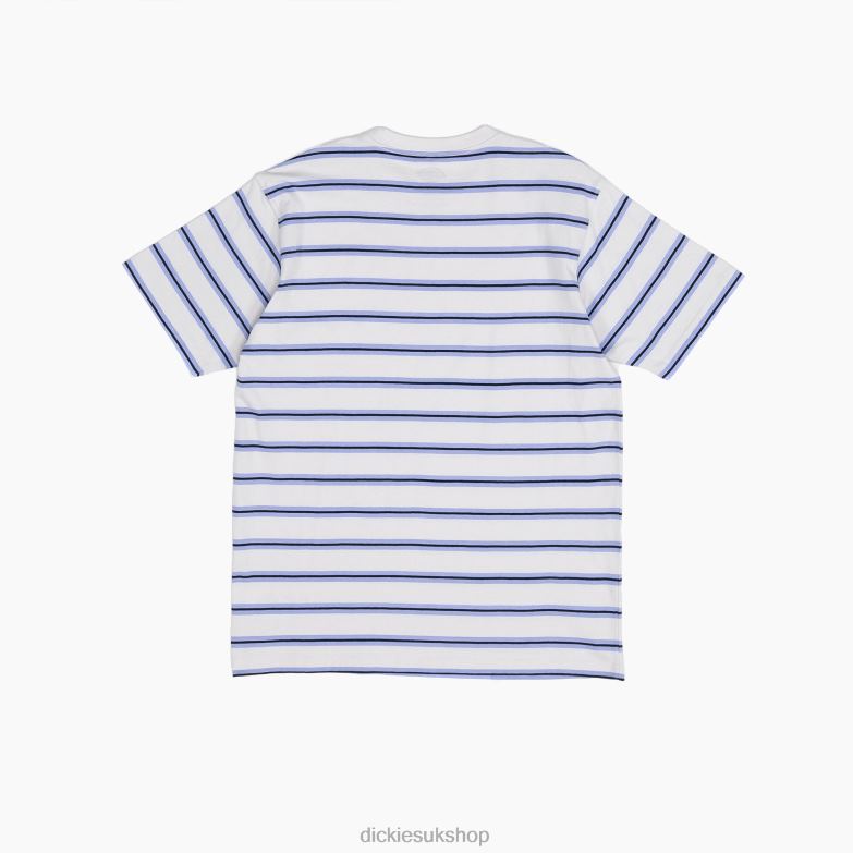 Skateboarding Striped T-Shirt Men Dickies Light Gray Stripe (LSG) 88T84772 Apparel