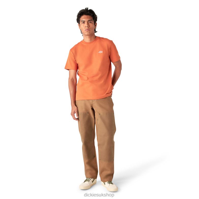 Summerdale Short Sleeve T-Shirt Men Dickies Bombay Brown (B2B) 88T84581 Apparel
