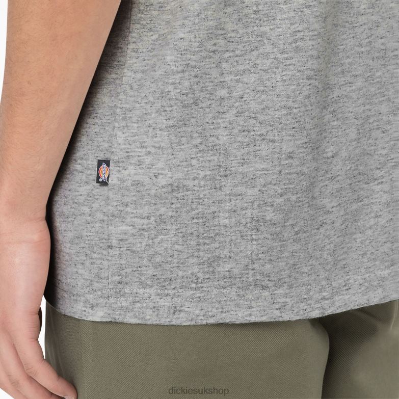 Summerdale Short Sleeve T-Shirt Men Dickies Heather Gray (HG) 88T84582 Apparel