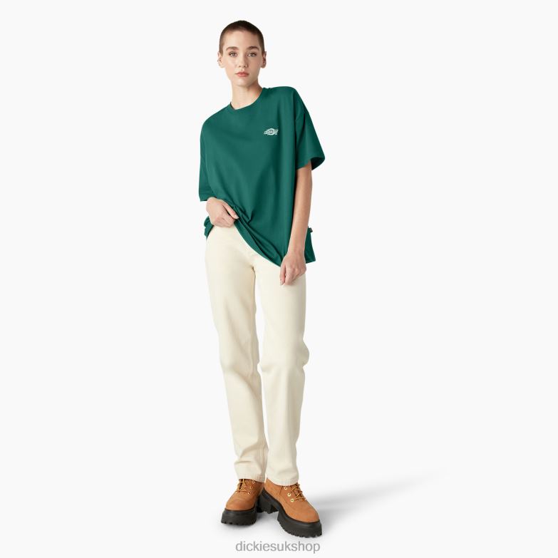 Summerdale Short Sleeve T-Shirt Women Dickies Aventurine (AV2) 88T841977 Apparel