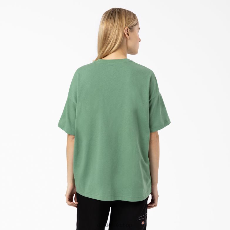 Summerdale Short Sleeve T-Shirt Women Dickies Dark Ivy (D2I) 88T841978 Apparel