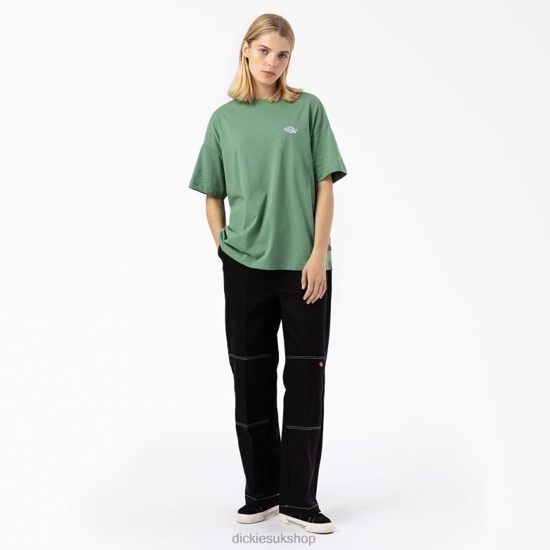 Summerdale Short Sleeve T-Shirt Women Dickies Dark Ivy (D2I) 88T841978 Apparel
