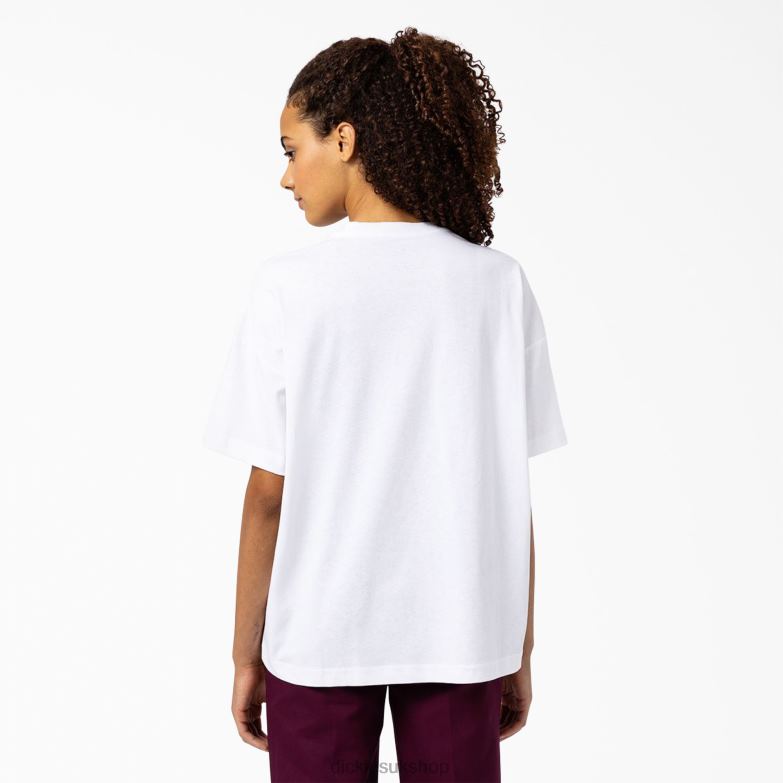 Summerdale Short Sleeve T-Shirt Women Dickies White (WH) 88T841983 Apparel
