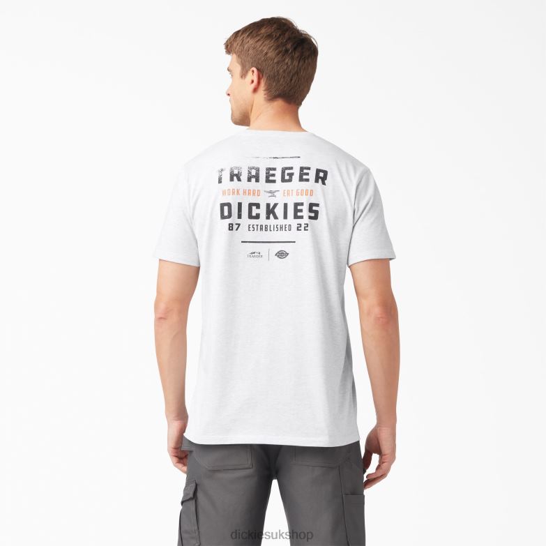 Traeger Ultimate Grilling T-Shirt Men Dickies Ash Gray (AG) 88T84591 Apparel