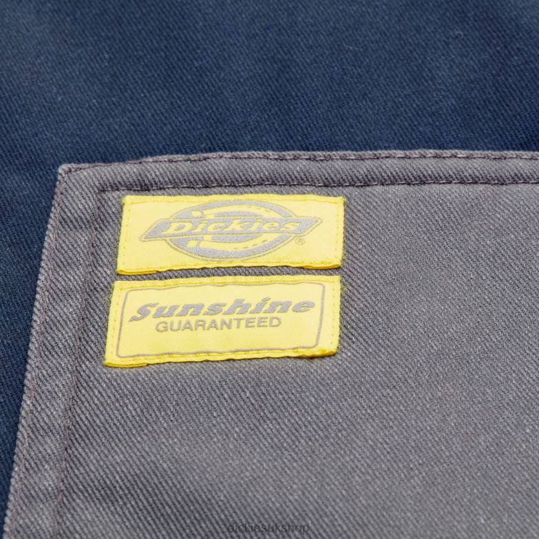New York Sunshine Twill Install Team Vest Men Dickies Dark Navy (DN) 88T841185 Apparel