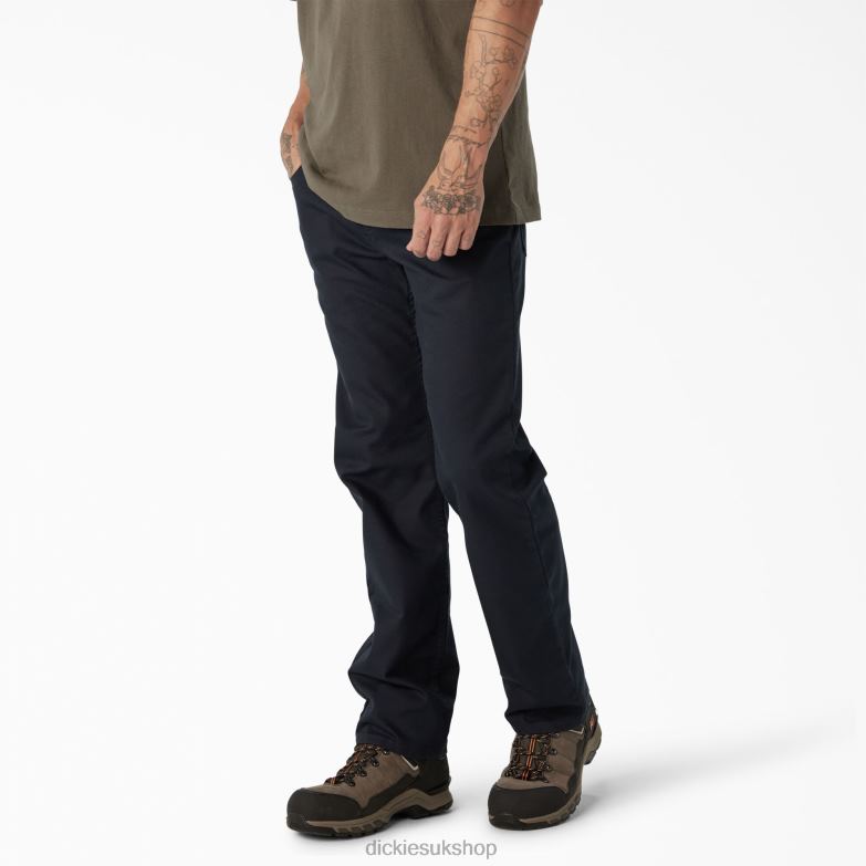 Regular Fit Duck Pants Men Dickies Stonewashed Dark Navy (SDN) 88T84137 Work Apparel