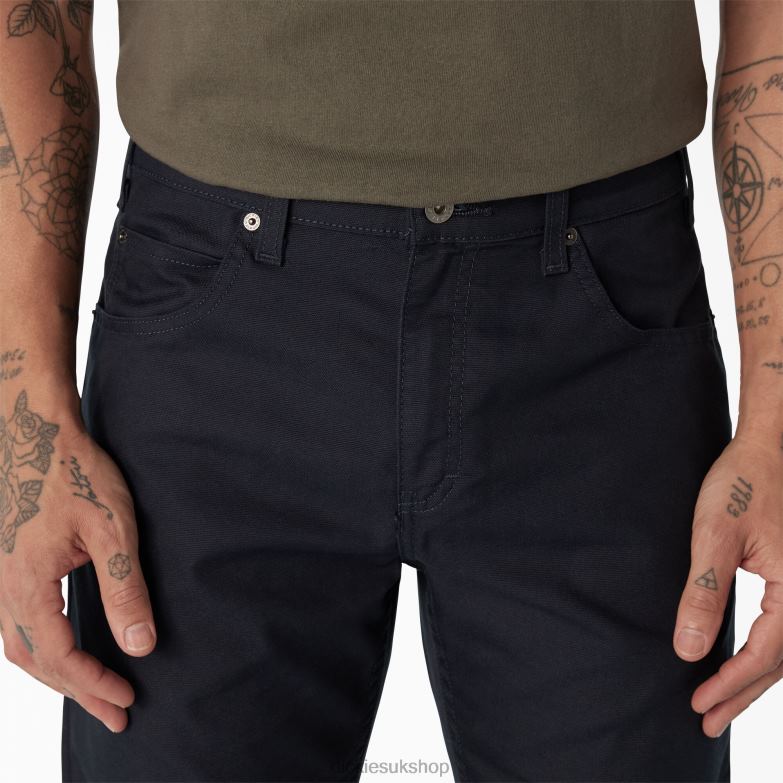 Regular Fit Duck Pants Men Dickies Stonewashed Dark Navy (SDN) 88T84137 Work Apparel