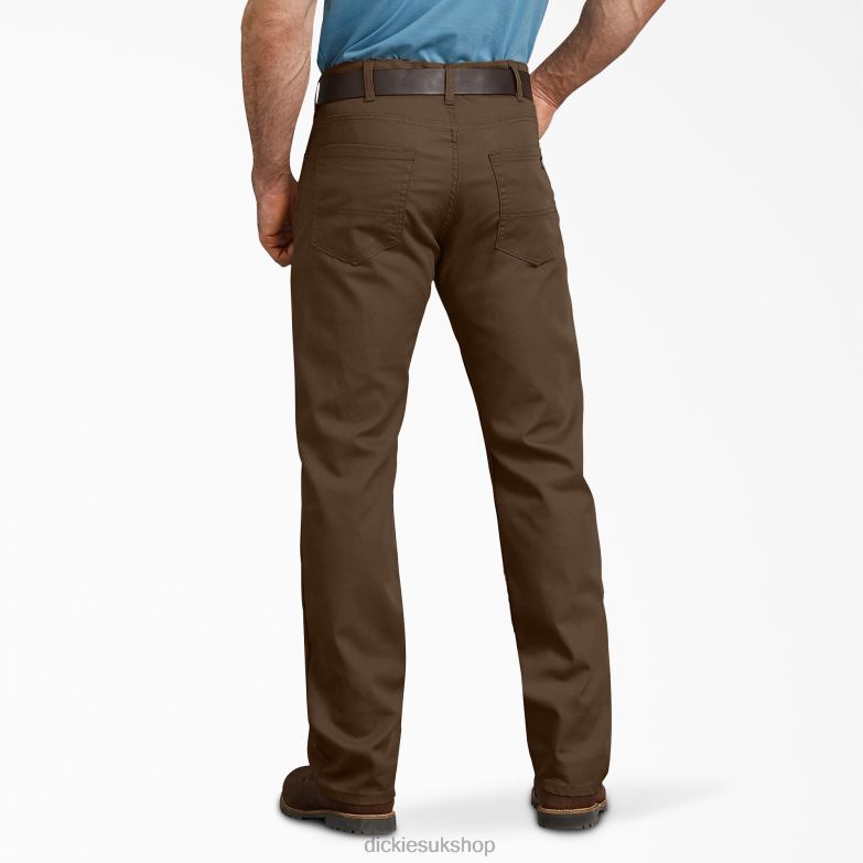 Regular Fit Duck Pants Men Dickies Stonewashed Timber Brown (STB) 88T84140 Work Apparel
