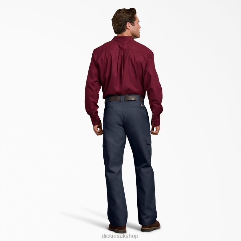 Relaxed Fit Cargo Work Pants Men Dickies Dark Navy (DN) 88T84127 Work Apparel