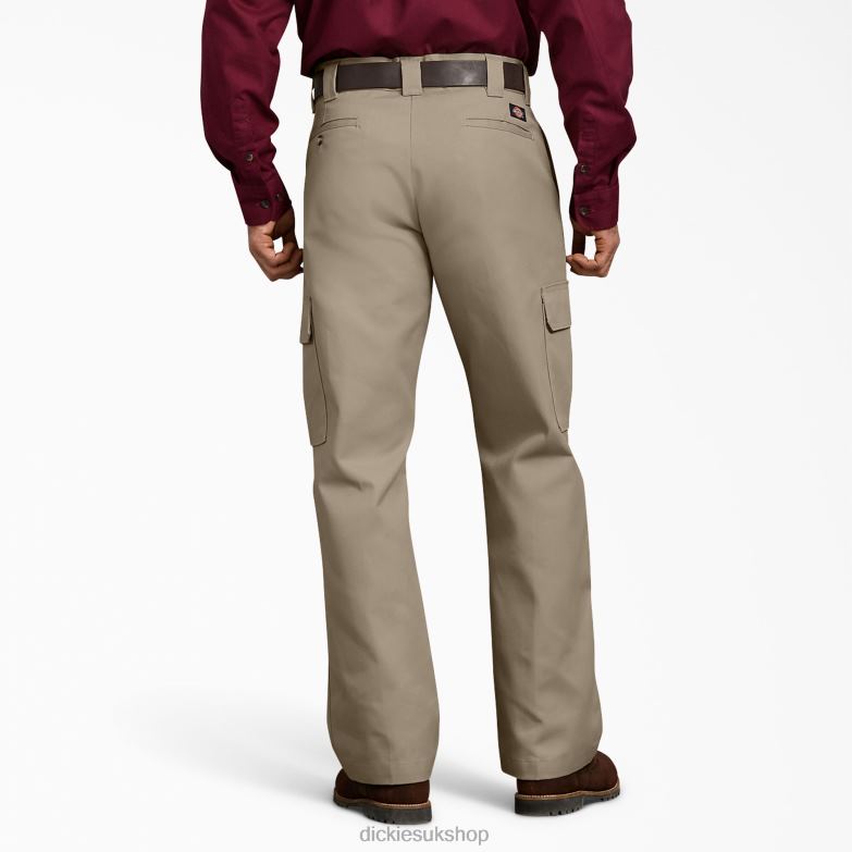 Relaxed Fit Cargo Work Pants Men Dickies Desert Sand (DS) 88T84128 Work Apparel
