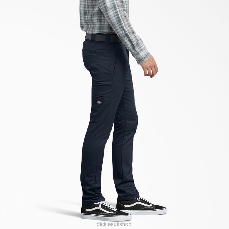 Skinny Fit Work Pants Men Dickies Dark Navy (DN) 88T84149 Work Apparel