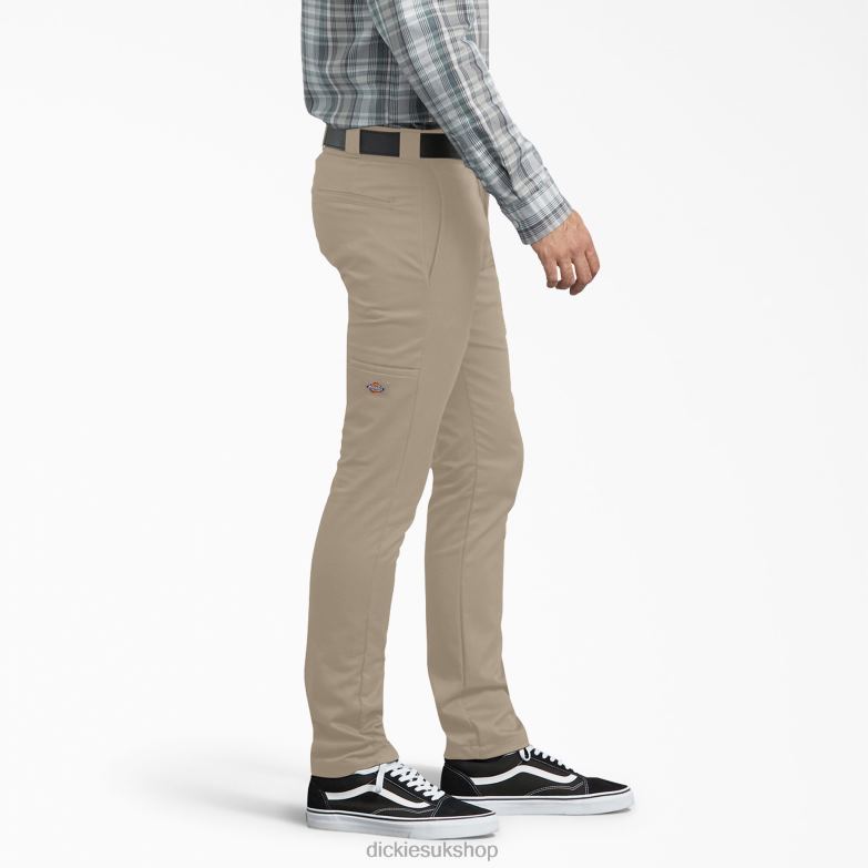 Skinny Fit Work Pants Men Dickies Desert Sand (DS) 88T84150 Work Apparel