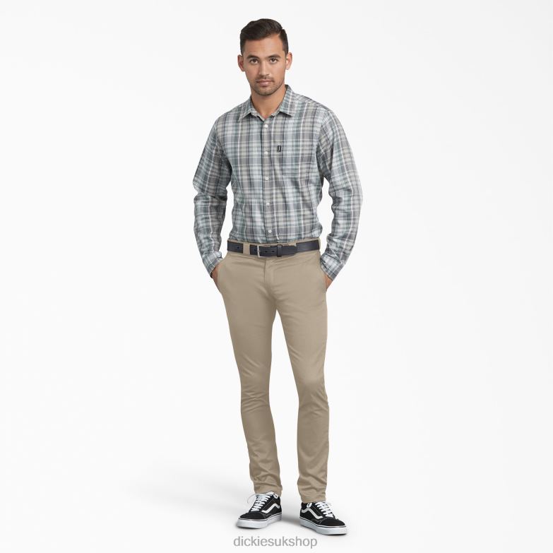 Skinny Fit Work Pants Men Dickies Desert Sand (DS) 88T84150 Work Apparel