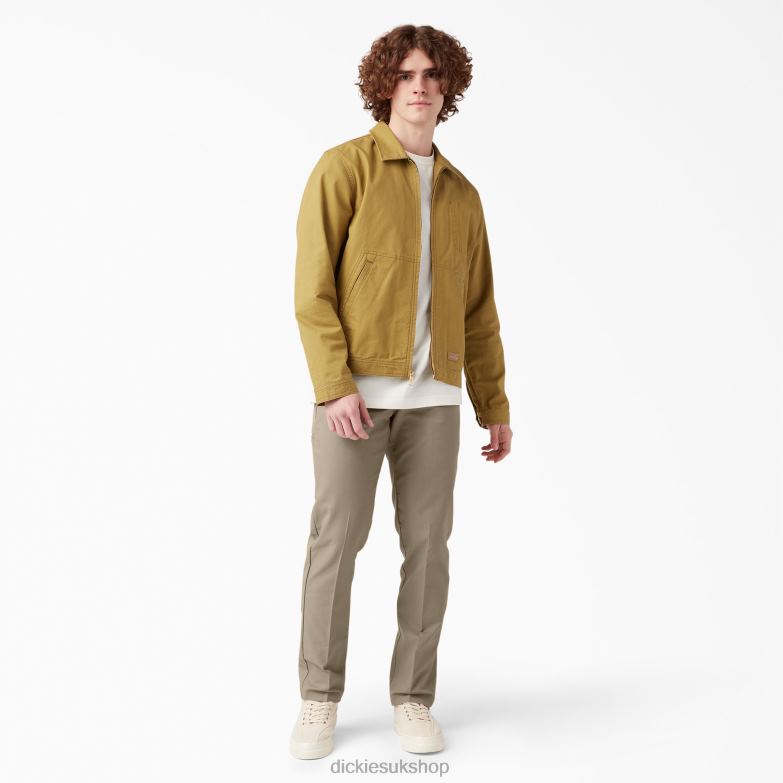 Slim Fit Tapered Leg Multi-Use Pocket Work Pants Men Dickies Desert Sand (DS) 88T84110 Work Apparel