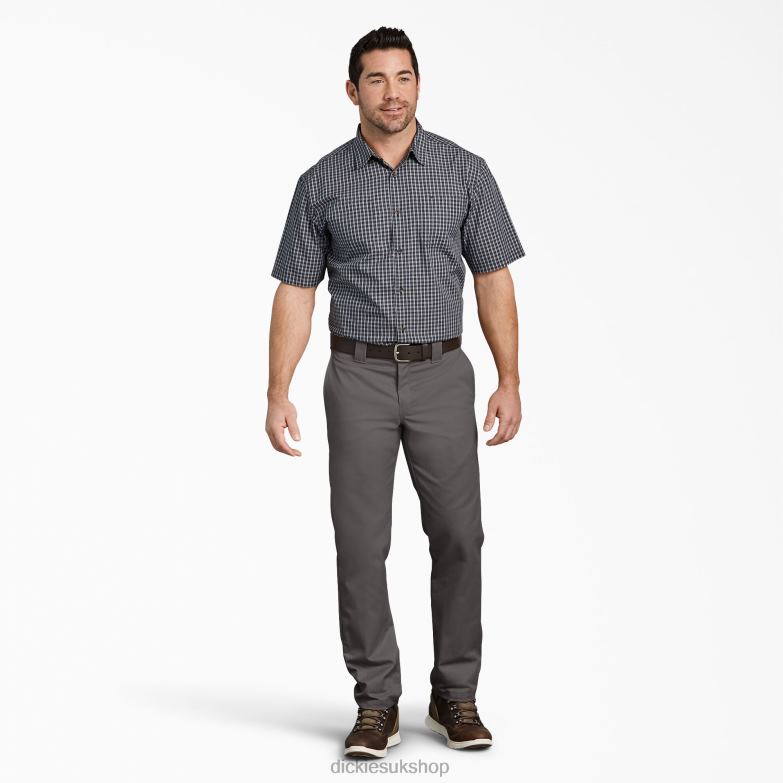 Slim Fit Tapered Leg Multi-Use Pocket Work Pants Men Dickies Gravel Gray (VG) 88T84112 Work Apparel