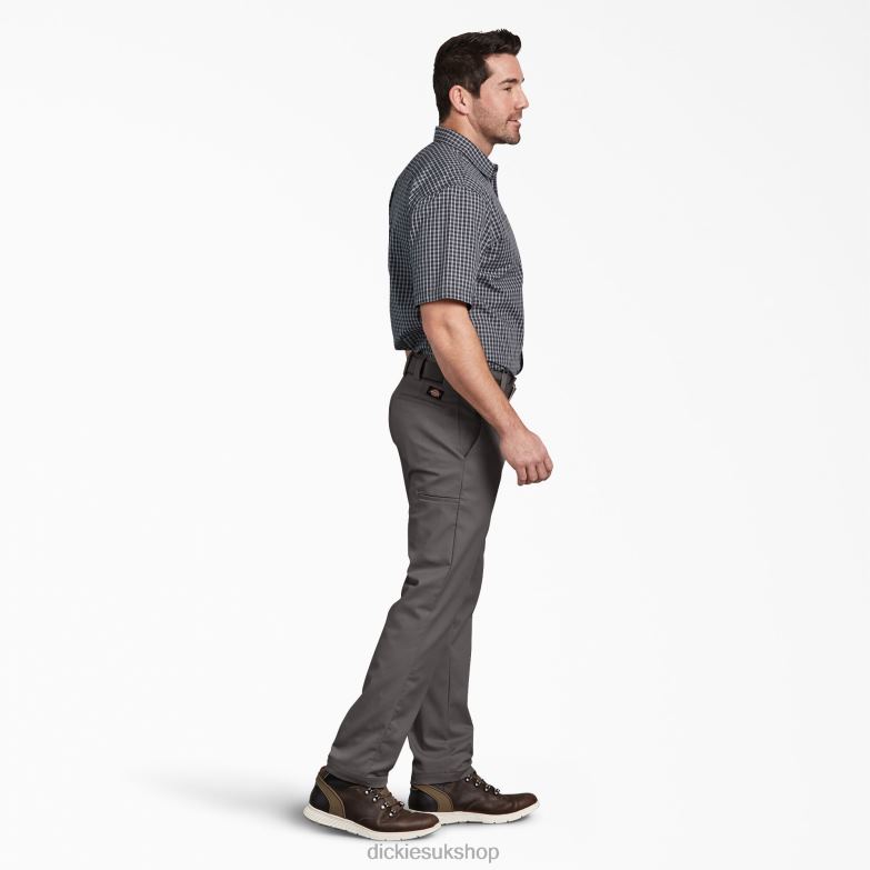 Slim Fit Tapered Leg Multi-Use Pocket Work Pants Men Dickies Gravel Gray (VG) 88T84112 Work Apparel