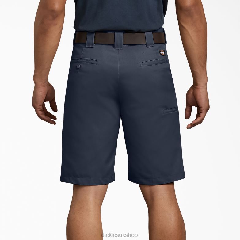 Regular Fit Work Shorts 11\" Men Dickies Dark Navy (DN) 88T84414 Work Apparel