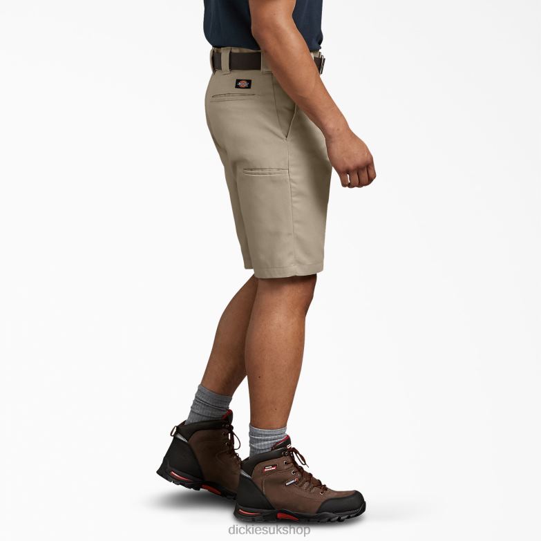 Regular Fit Work Shorts 11\" Men Dickies Desert Sand (DS) 88T84415 Work Apparel