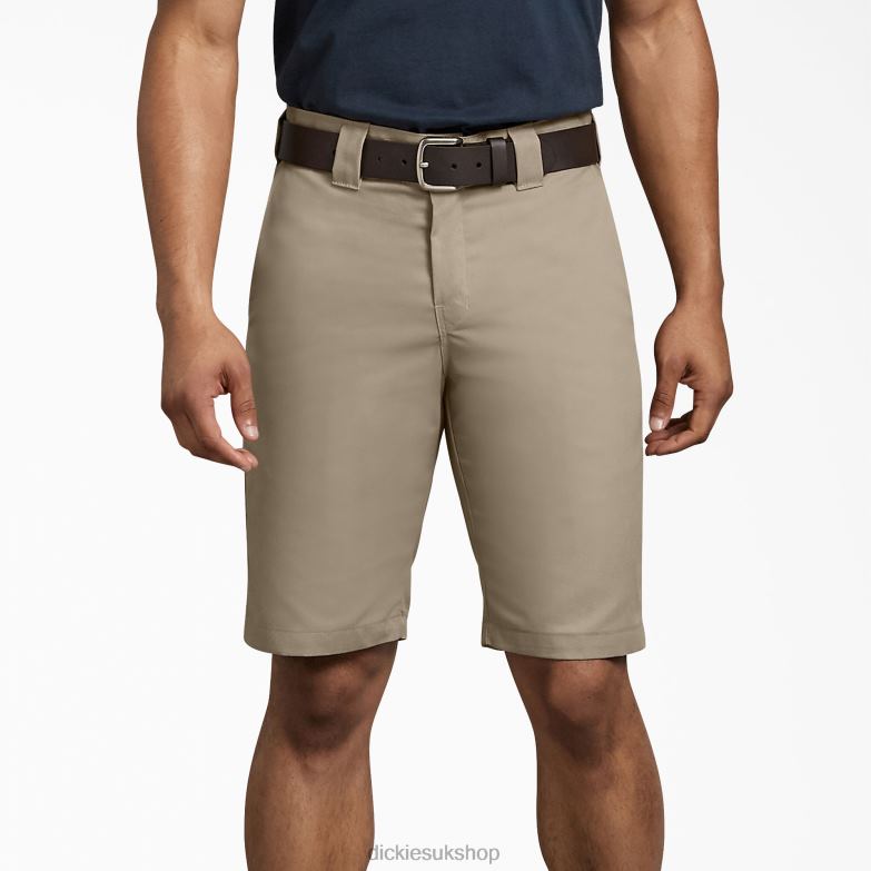 Regular Fit Work Shorts 11\" Men Dickies Desert Sand (DS) 88T84415 Work Apparel