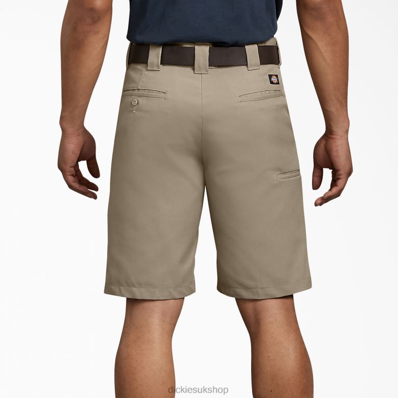 Regular Fit Work Shorts 11\" Men Dickies Desert Sand (DS) 88T84415 Work Apparel