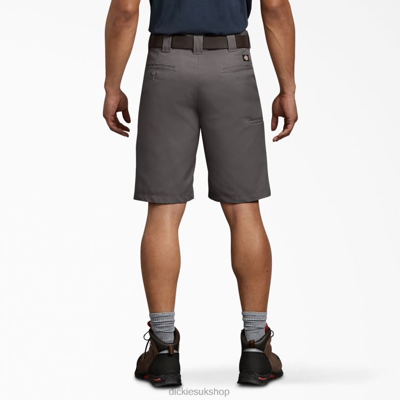 Regular Fit Work Shorts 11\" Men Dickies Gravel Gray (VG) 88T84416 Work Apparel