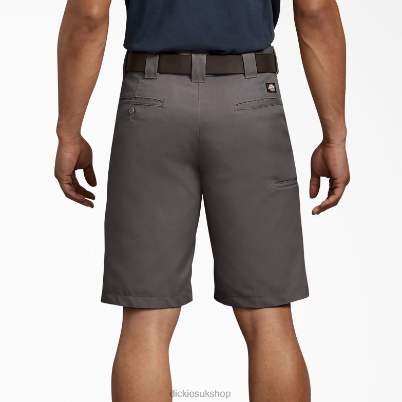 Regular Fit Work Shorts 11\" Men Dickies Gravel Gray (VG) 88T84416 Work Apparel