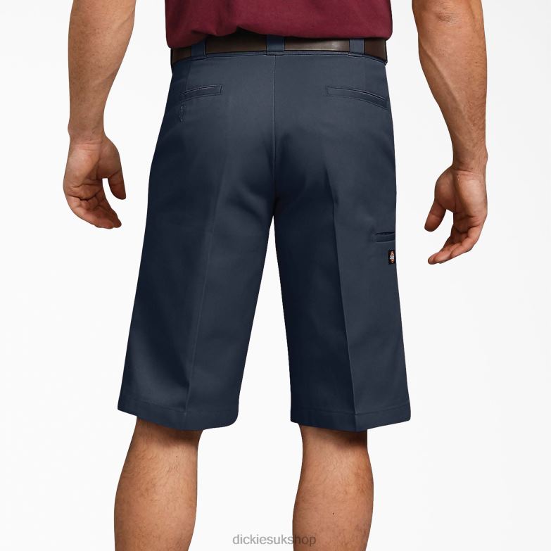 Relaxed Fit Multi-Use Pocket Work Shorts 13\" Men Dickies Dark Navy (DN) 88T84373 Work Apparel