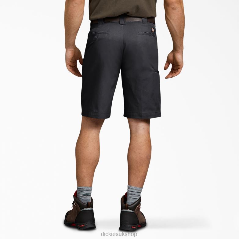 Relaxed Fit Work Shorts 11\" Men Dickies Black (BK) 88T84351 Work Apparel