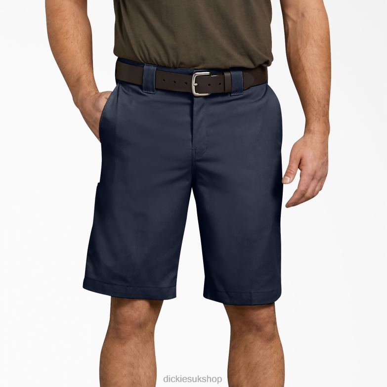 Relaxed Fit Work Shorts 11\" Men Dickies Dark Navy (DN) 88T84352 Work Apparel